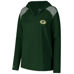 Antigua Women's Opulent Long Sleeve Hoodie T-Shirt - Green Bay Packers