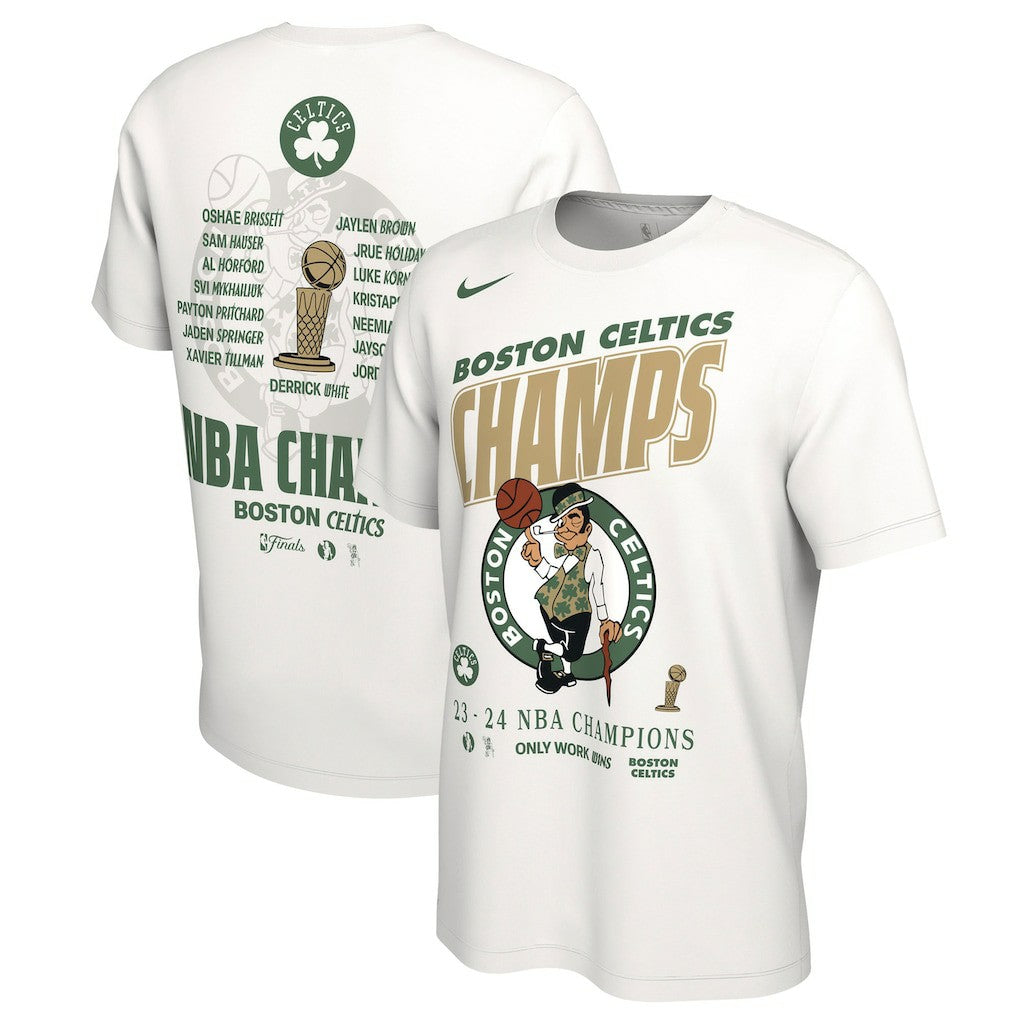 NBA Boston Celtics 2024 NBA Finals Champions Celebration Roster T-Shirt