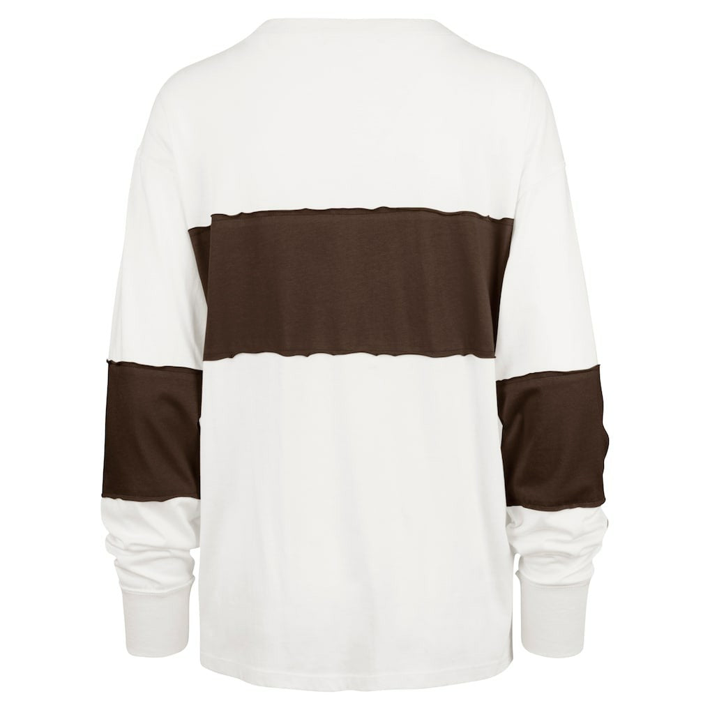 '47 Women's Clubhouse Pride Taylor Long Sleeve T-Shirt - Cleveland Browns