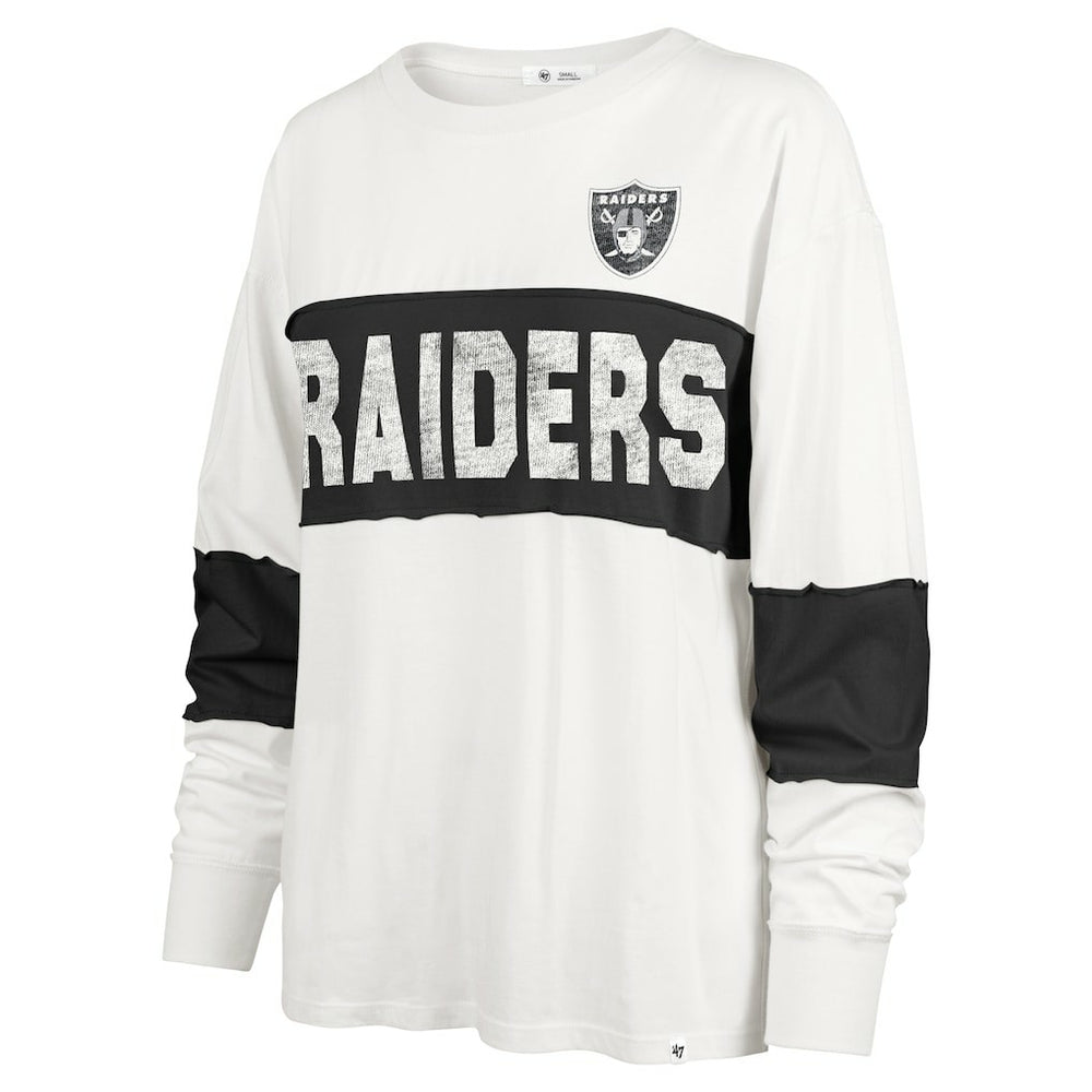 '47 Women's Clubhouse Pride Taylor Long Sleeve T-Shirt - Las Vegas Raiders
