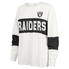 '47 Women's Clubhouse Pride Taylor Long Sleeve T-Shirt - Las Vegas Raiders