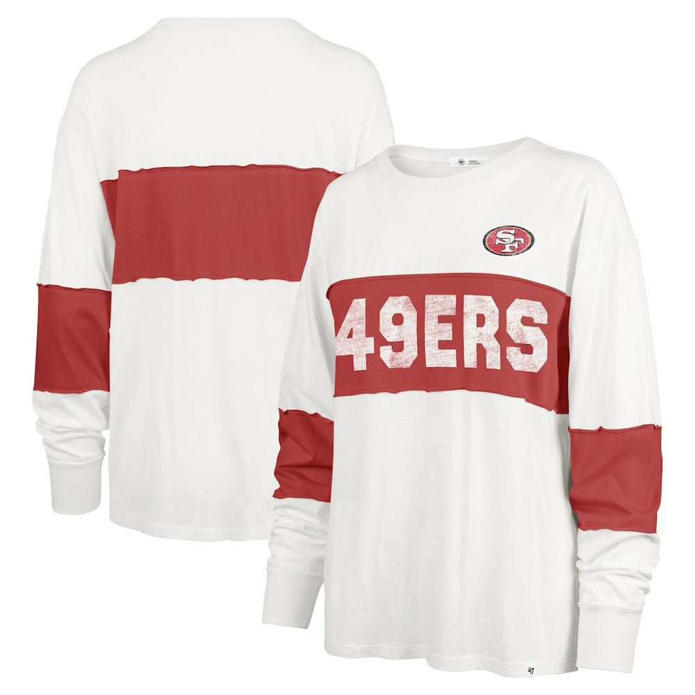 '47 Women's Clubhouse Pride Taylor Long Sleeve T-Shirt - San Francisco 49ers