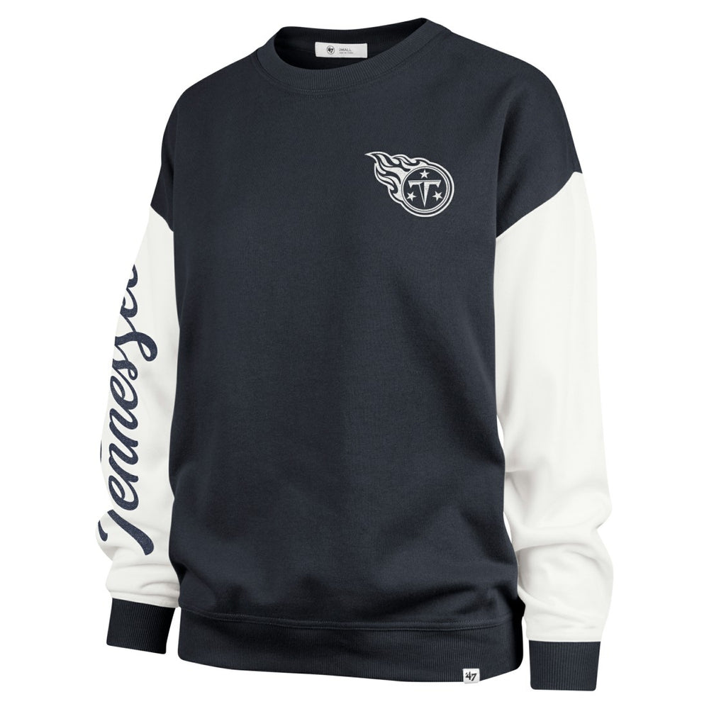 '47 Women's Double Header Rise Andie Pullover Sweatshirt - Tennessee Titans