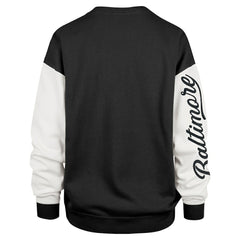 '47 Women's Double Header Rise Andie Pullover Sweatshirt - Baltimore Ravens