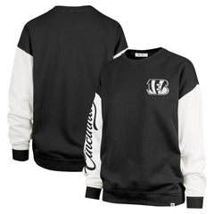 '47 Women's Double Header Rise Andie Pullover Sweatshirt - Cincinnati Bengals