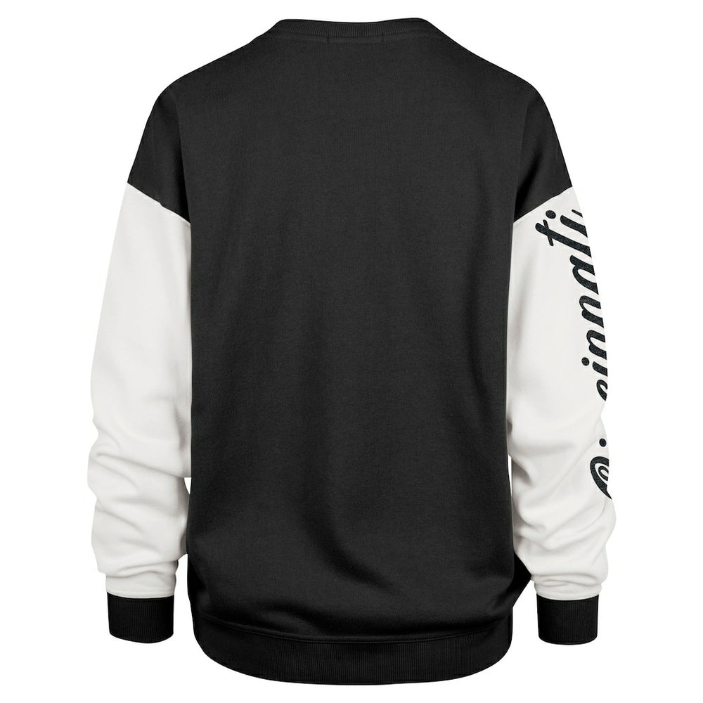 '47 Women's Double Header Rise Andie Pullover Sweatshirt - Cincinnati Bengals