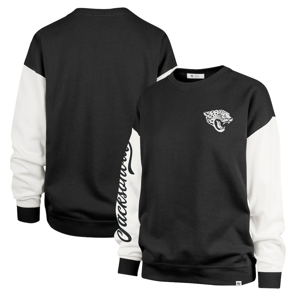 '47 Women's Double Header Rise Andie Pullover Sweatshirt - Jacksonville Jaguars