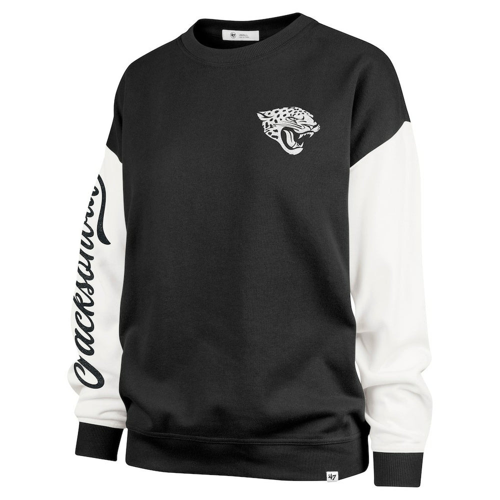 '47 Women's Double Header Rise Andie Pullover Sweatshirt - Jacksonville Jaguars
