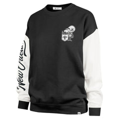 '47 Women's Double Header Rise Andie Pullover Sweatshirt - New Orleans Saints