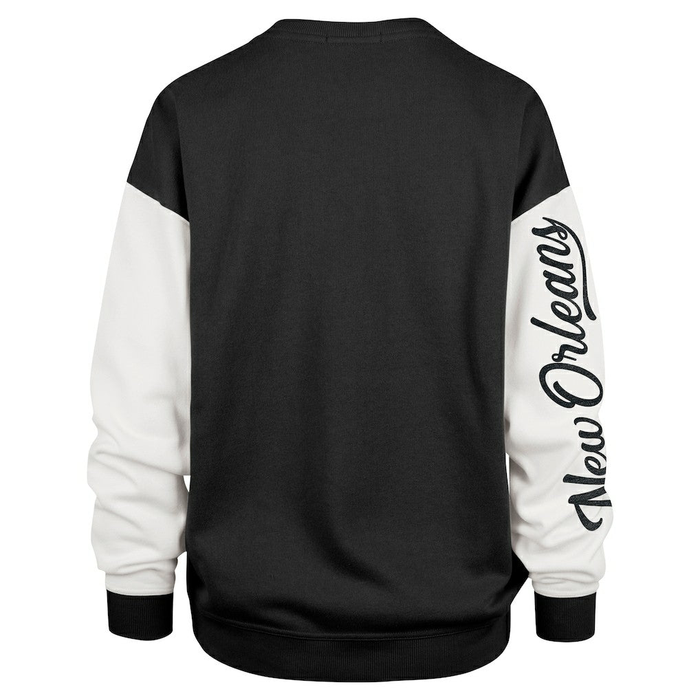 '47 Women's Double Header Rise Andie Pullover Sweatshirt - New Orleans Saints