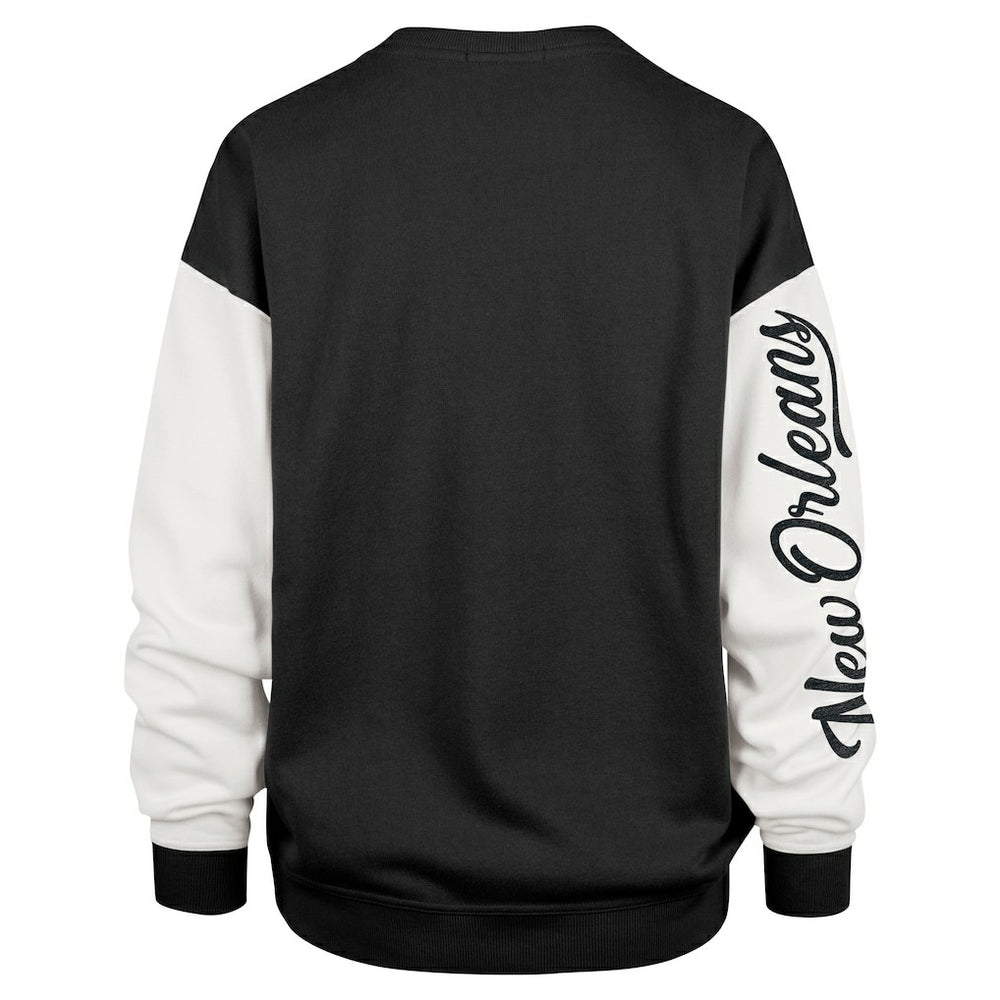 '47 Women's Double Header Rise Andie Pullover Sweatshirt - New Orleans Saints