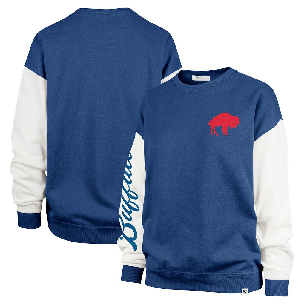 '47 Women's Double Header Rise Andie Pullover Sweatshirt - Buffalo Bills