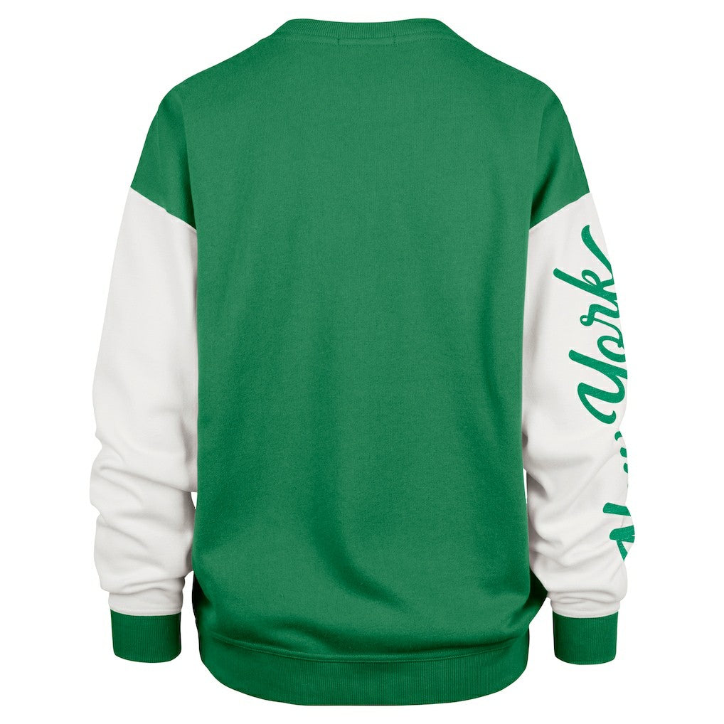 '47 Women's Double Header Rise Andie Pullover Sweatshirt - New York Jets