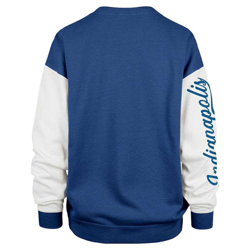 '47 Women's Double Header Rise Andie Pullover Sweatshirt - Indianapolis Colts