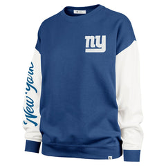 '47 Women's Double Header Rise Andie Pullover Sweatshirt - New York Giants