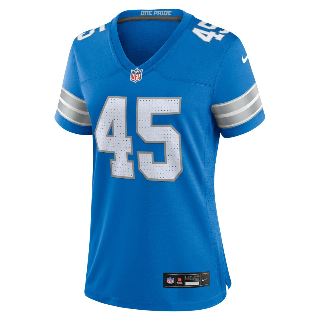 Isaac Ukwu  Women's Game Jersey - Detroit Lions