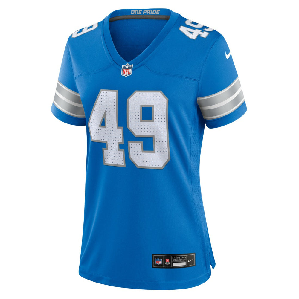 Hogan Hatten  Women's Game Jersey - Detroit Lions