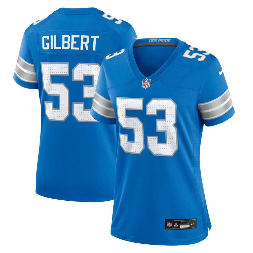 DaRon Gilbert  Women's Game Jersey - Detroit Lions