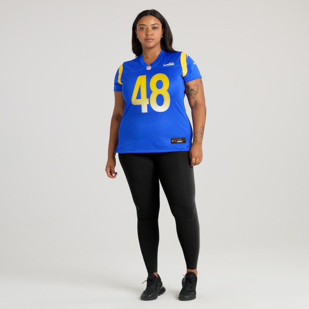 Omar Speights  Women's Game Jersey - Los Angeles Rams