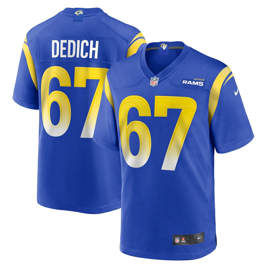 Justin Dedich  Game Jersey - Los Angeles Rams