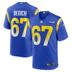Justin Dedich  Game Jersey - Los Angeles Rams