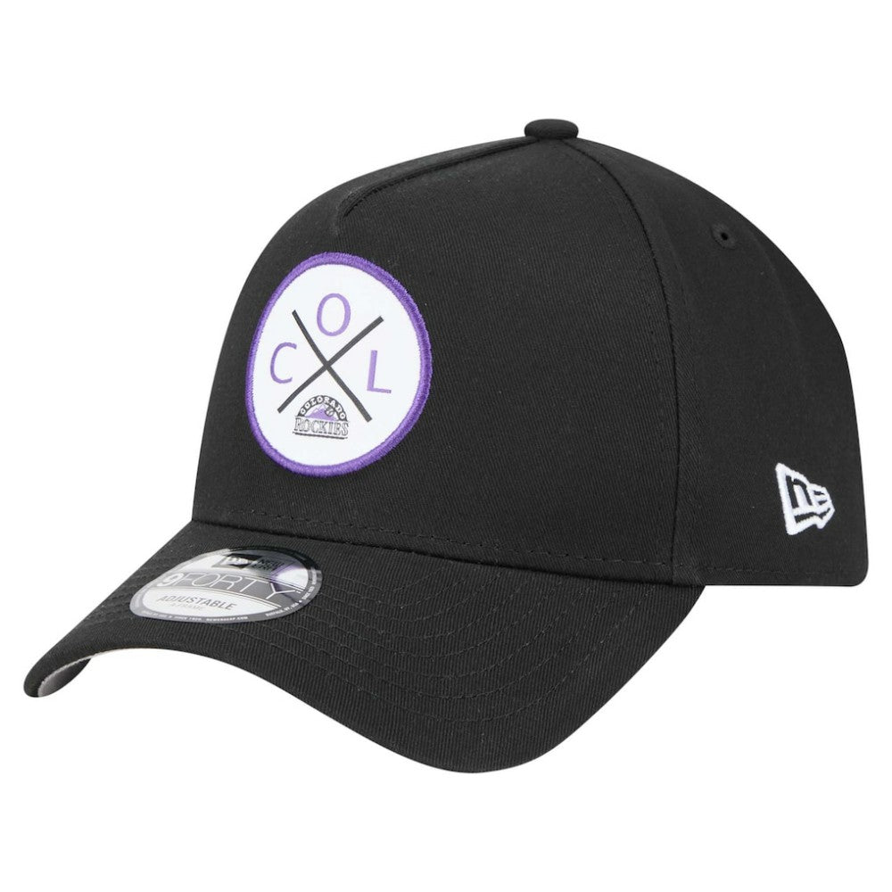 MLB Colorado Rockies New Era 9FORTY A-Frame Adjustable Hat