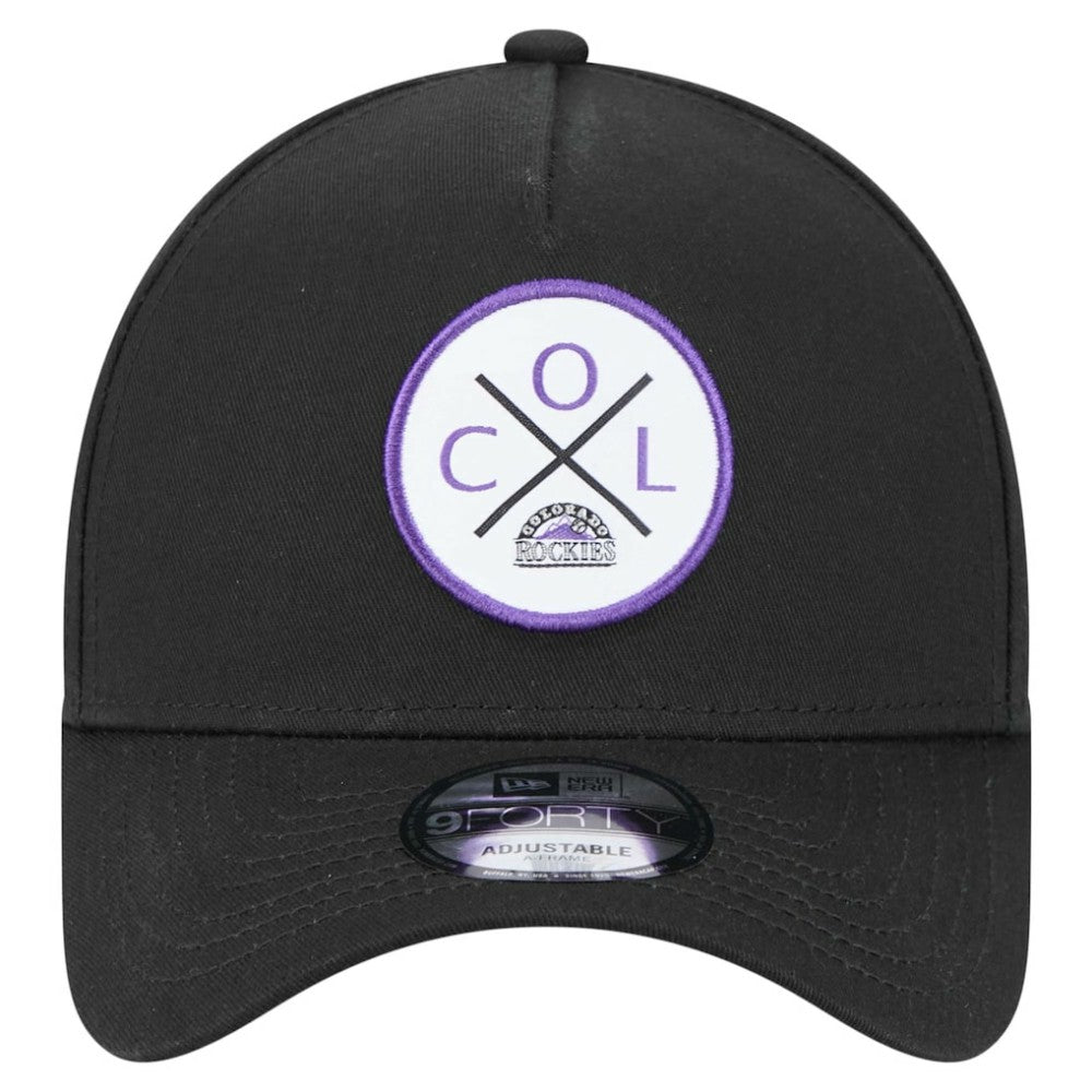 MLB Colorado Rockies New Era 9FORTY A-Frame Adjustable Hat