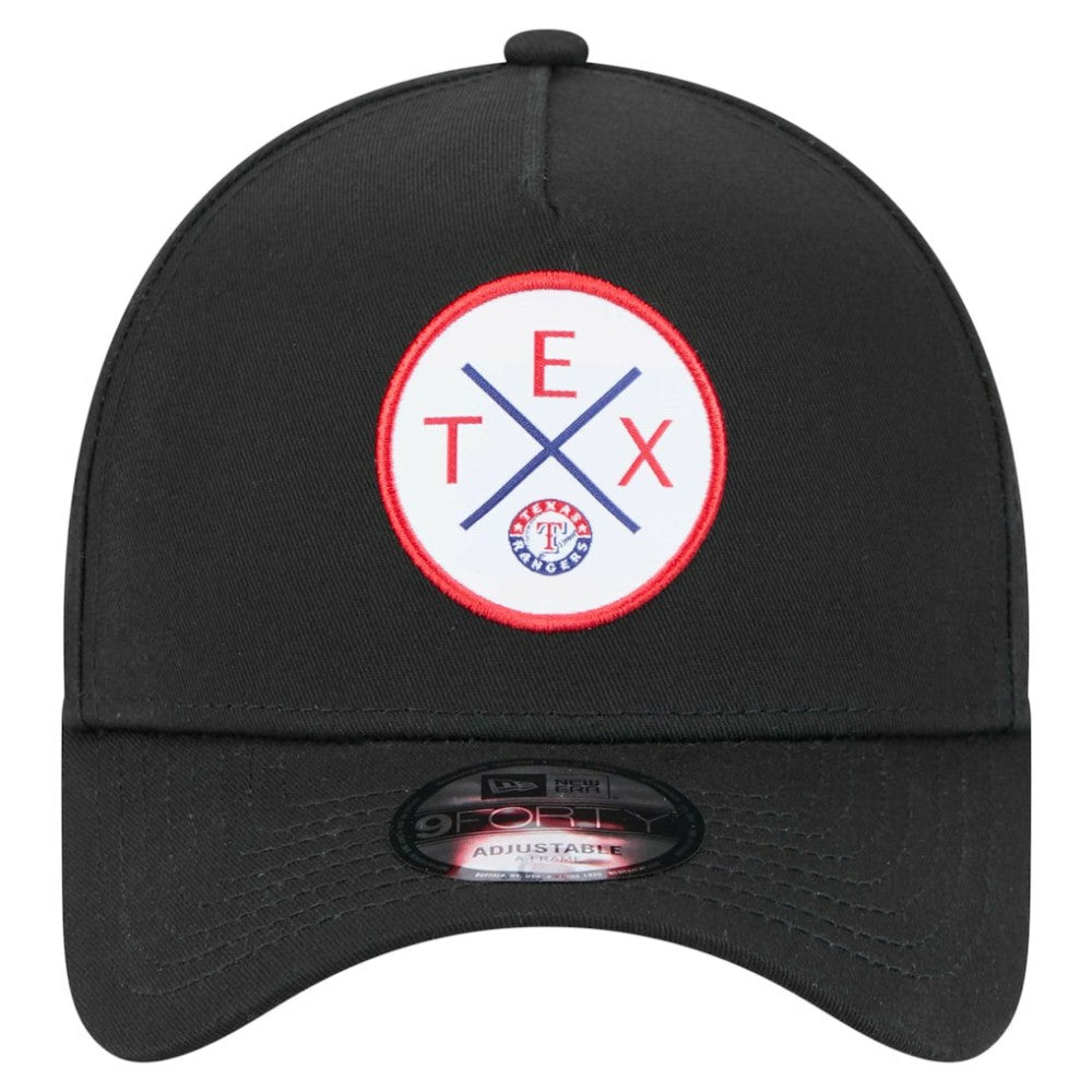 MLB Texas Rangers New Era 9FORTY A-Frame Adjustable Hat