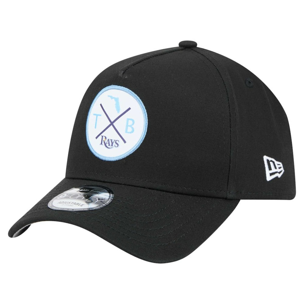 MLB Tampa Bay Rays New Era 9FORTY A-Frame Adjustable Hat