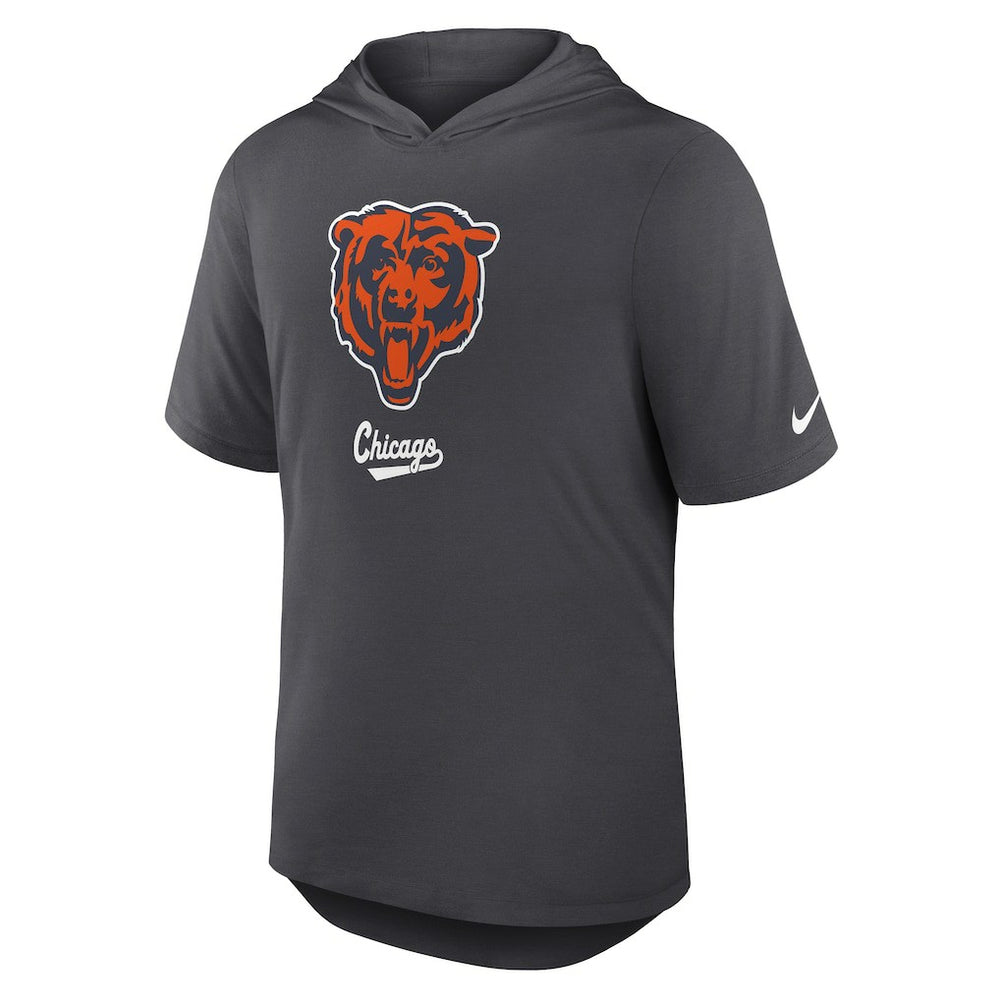 Tri-Blend Performance Hoodie T-Shirt - Chicago Bears
