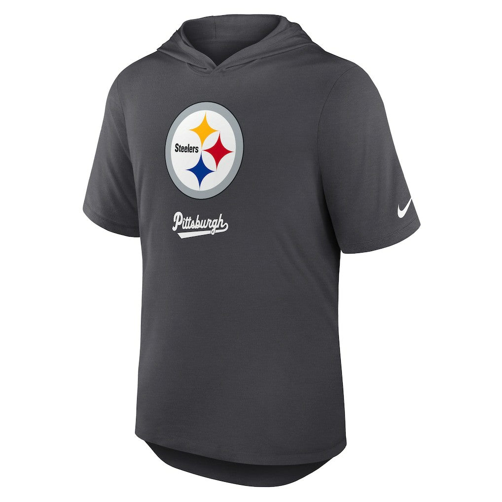 Tri-Blend Performance Hoodie T-Shirt - Pittsburgh Steelers