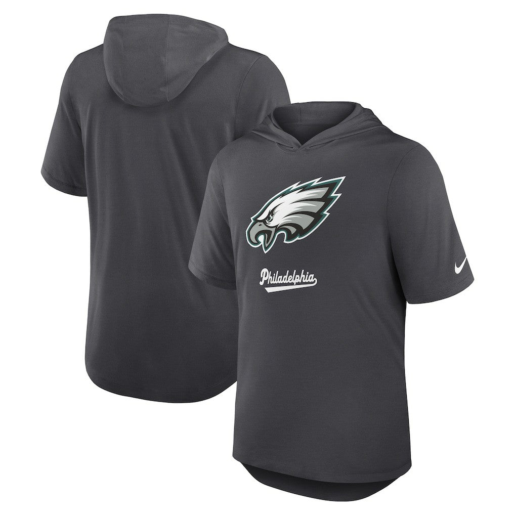 Tri-Blend Performance Hoodie T-Shirt - Philadelphia Eagles