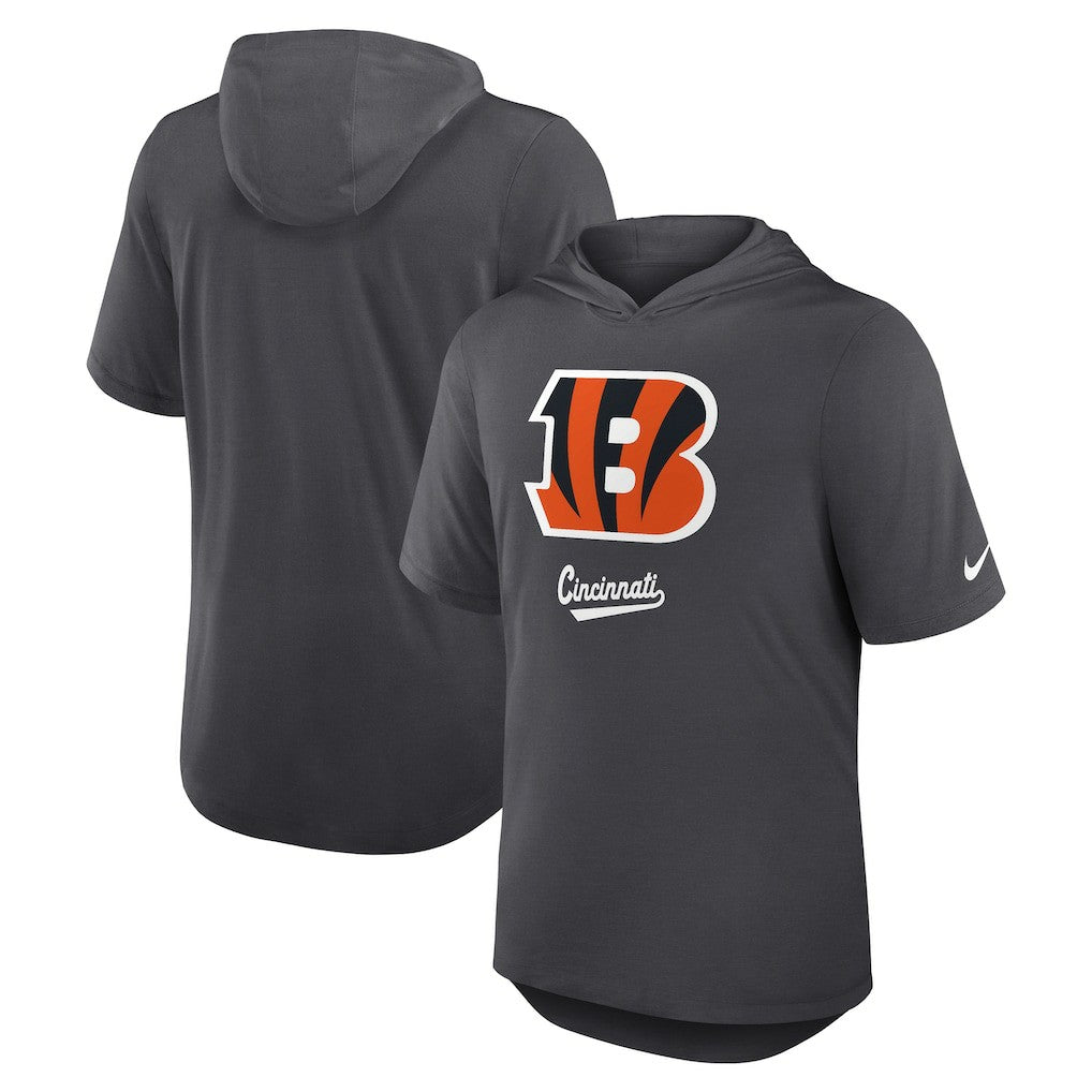 Tri-Blend Performance Hoodie T-Shirt - Cincinnati Bengals