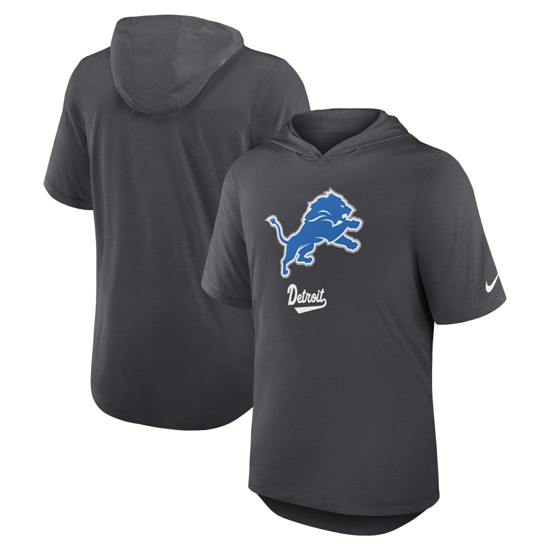 Tri-Blend Performance Hoodie T-Shirt - Detroit Lions