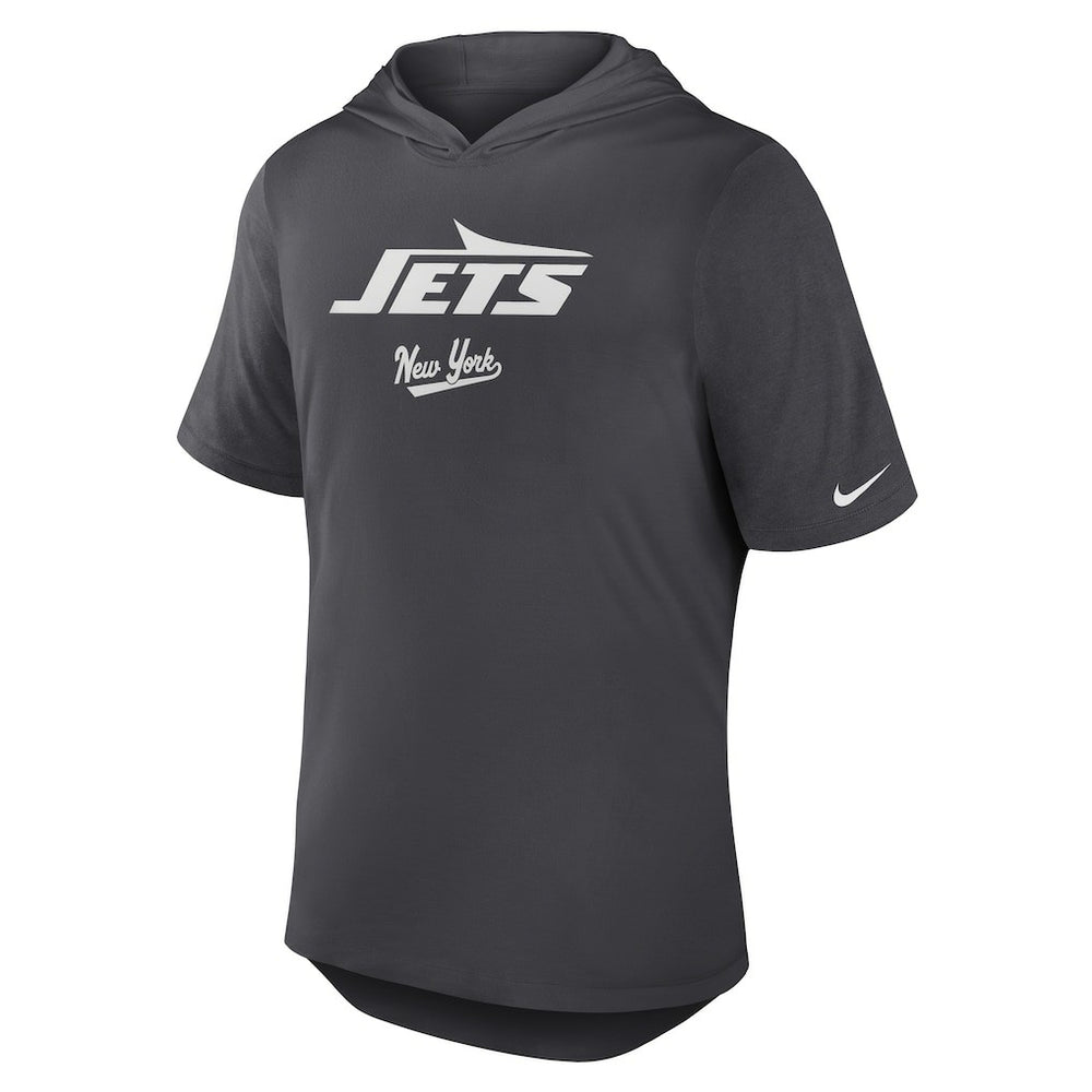 Tri-Blend Performance Hoodie T-Shirt - New York Jets