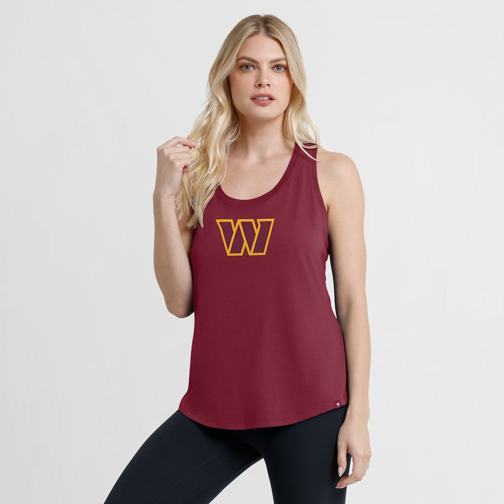 Women's Iron Fan Tank Top - Washington Commanders