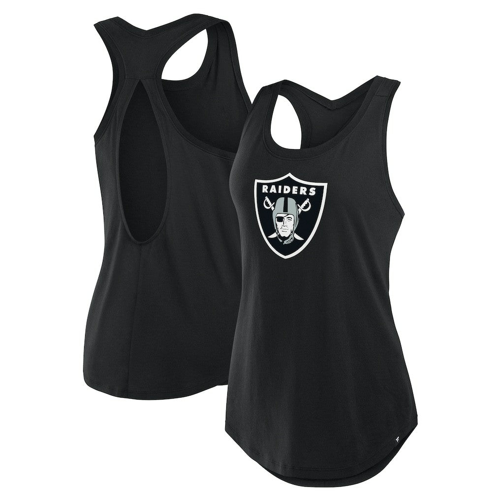 Women's Iron Fan Tank Top - Las Vegas Raiders