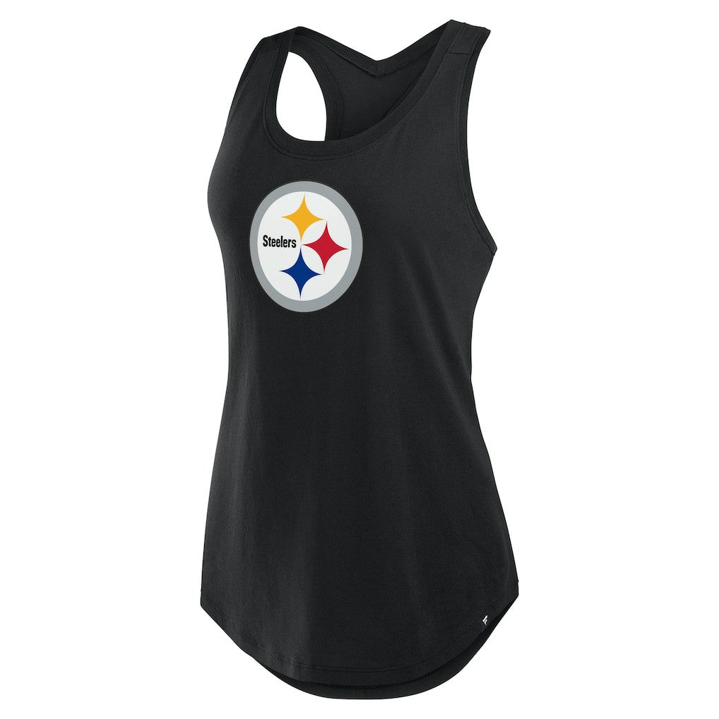 Women's Iron Fan Tank Top - Pittsburgh Steelers