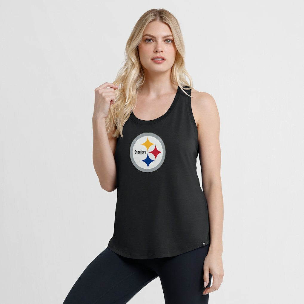 Women's Iron Fan Tank Top - Pittsburgh Steelers
