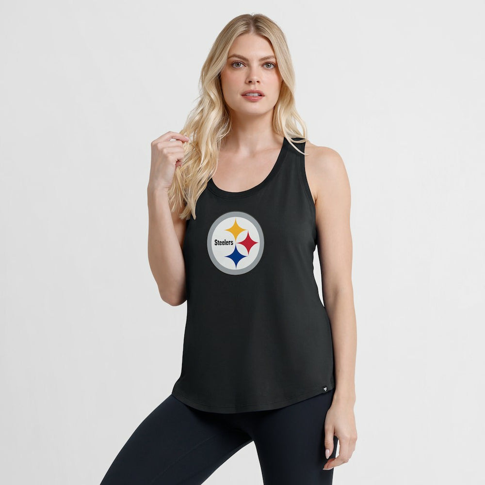 Women's Iron Fan Tank Top - Pittsburgh Steelers