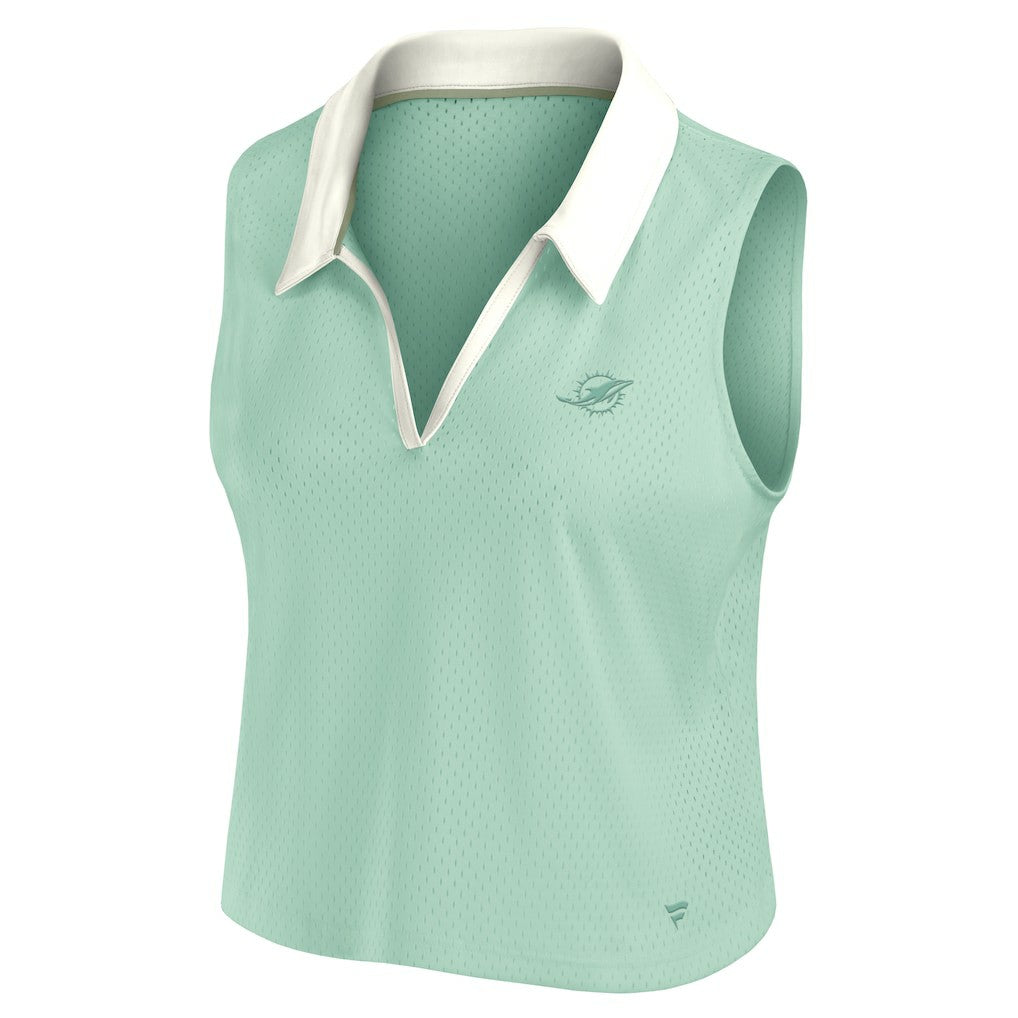 Women's Studio Wellness V-Neck Tank Top - Miami Dolphins
