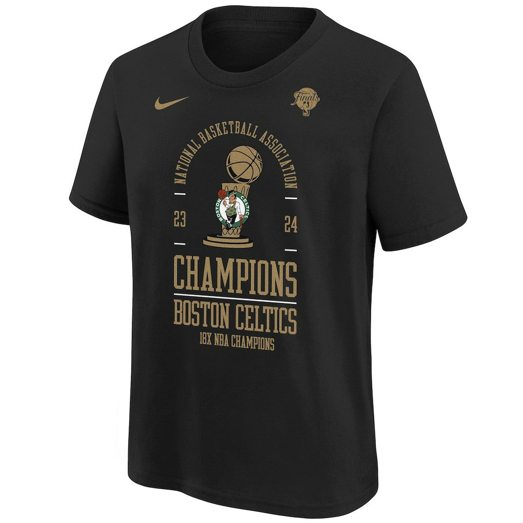 NBA Boston Celtics Youth 18-Time NBA Finals Champions Locker Room T-Shirt