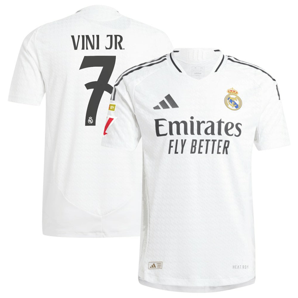 Vini Jr. Real Madrid 2024/25 Home Player Jersey - Adidas White