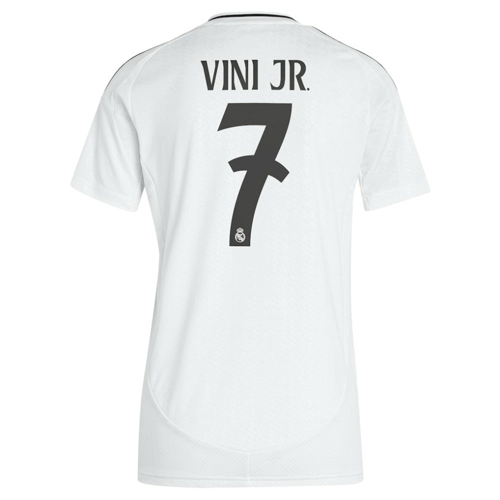 Vini Jr. Real Madrid Women's 2024/25 Home Replica Player Jersey - Adidas White