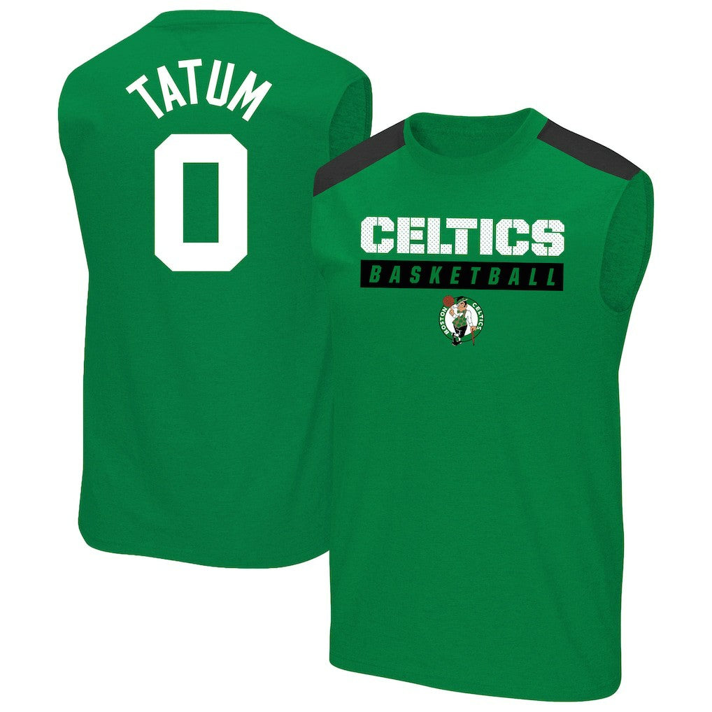 NBA Jayson Tatum Boston Celtics Profile Big & Tall Player Muscle Tank