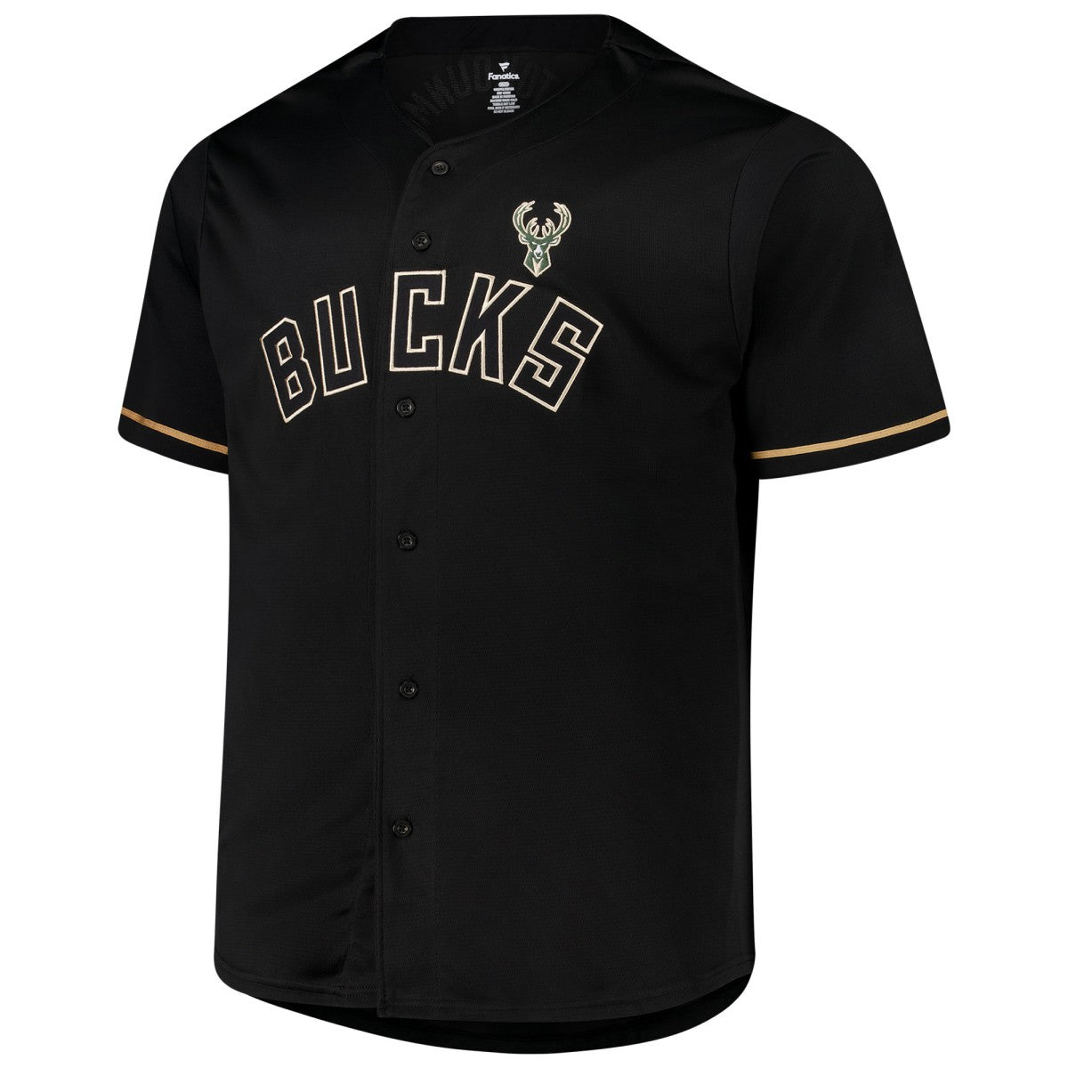 NBA Giannis Antetokounmpo Milwaukee Bucks Profile Big & Tall Name & Number Button-Up Jersey