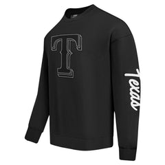 MLB Texas Rangers Pro Standard Paint The City Dropped Shoulder Pullover Sweatshirt