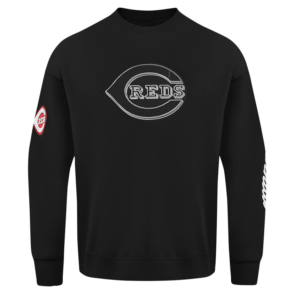 MLB Cincinnati Reds Pro Standard Paint The City Dropped Shoulder Pullover Sweatshirt