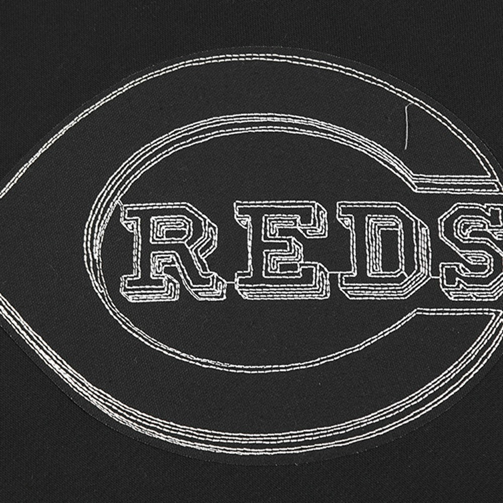 MLB Cincinnati Reds Pro Standard Paint The City Dropped Shoulder Pullover Sweatshirt