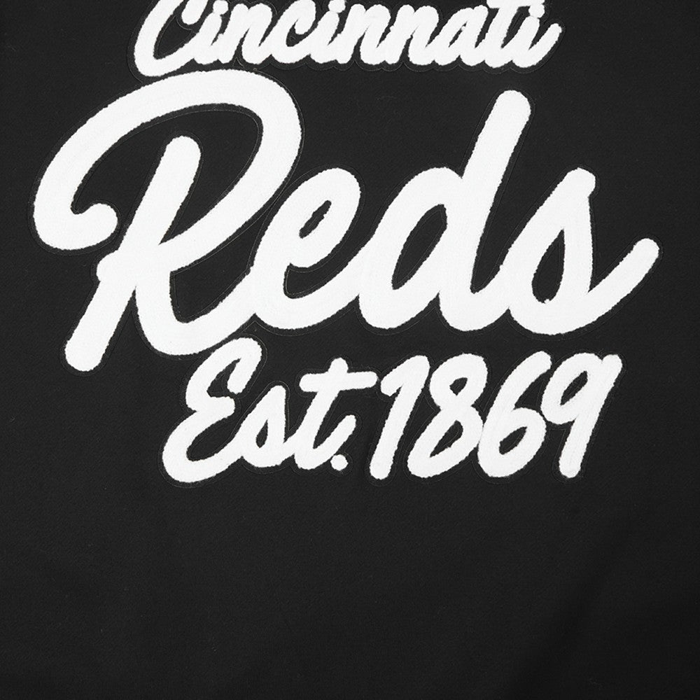 MLB Cincinnati Reds Pro Standard Paint The City Dropped Shoulder Pullover Sweatshirt